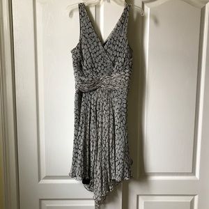 Silk Mid-Length Dress